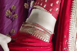 Lal saree wali bhabhi ko pel diya