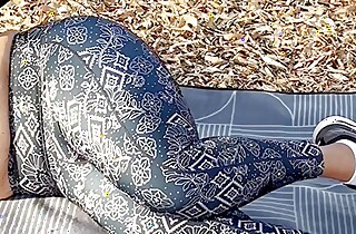 Dampness Outdoor Romance: Desi Wife's Sensual Massages & Obese Ass ASMR in Tough luck Park