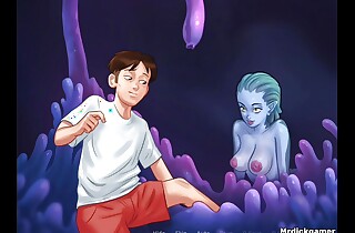 Horny legal age teenager gets his dick caressed by a hot crestfallen mummy and give him saving except orgasm