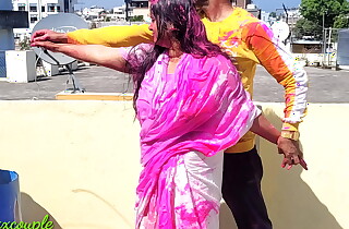 On Holi, brothe  afoul and fucked his widowed sister