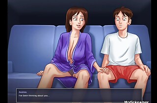 SUMMERTIME SAGA trull gets her stepson fucking her while her husband is not around