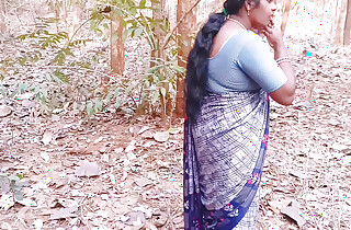 Desi jungle sex. Beautiful bhabi fucking husbend's brother big dick in forest. Telugu dirty talks.